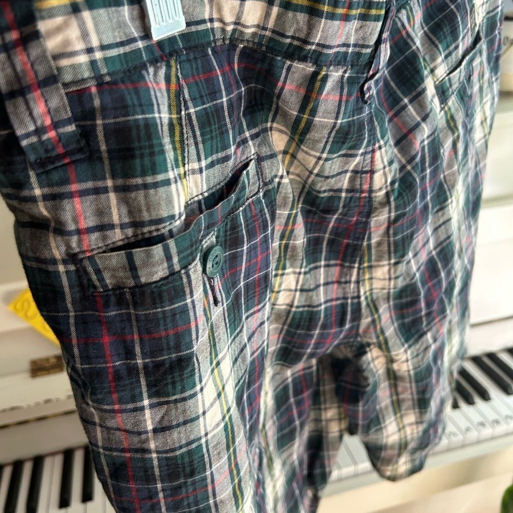 Denver Hayes Black and White Plaid Men's Shorts 36 - Picture 15 of 16